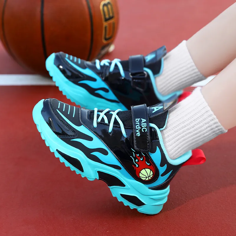 Wooden Rabbit Abrasion Resistant Children's Basketball Shoes Kids'-10