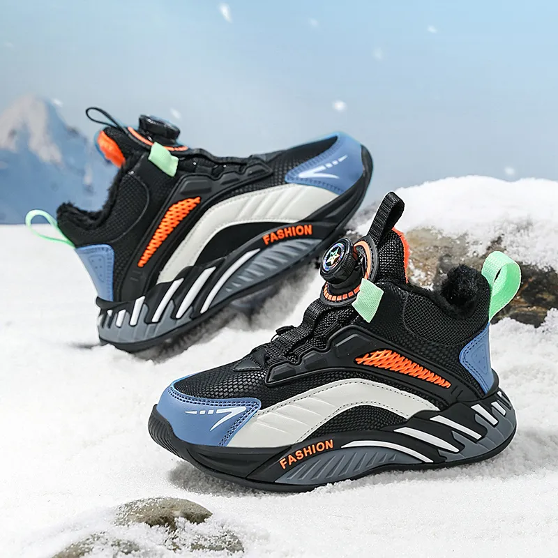 Wooden Rabbit Waterproof And Warm Kids Lifestyle Shoes Kids'-1
