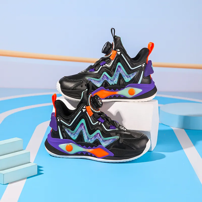 Wooden Rabbit Children's Basketball Shoes Kids'-4