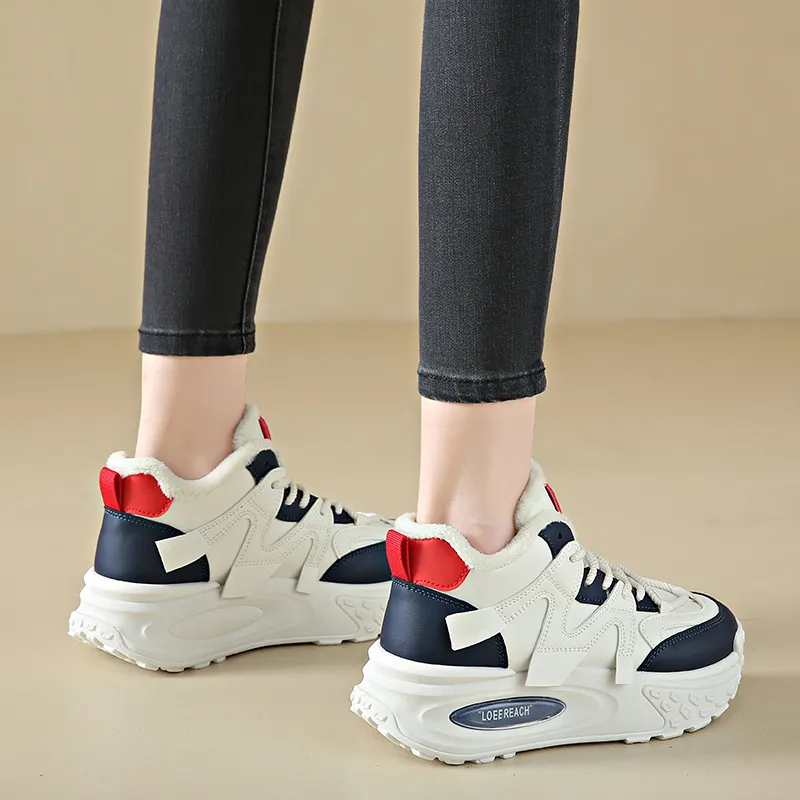 Wooden Rabbit Thermal High Top Kids Lifestyle Shoes Teenagers-13