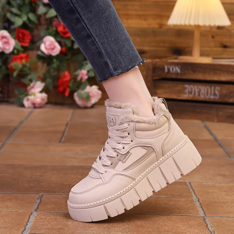 Wooden Rabbit High Top Kids Lifestyle Shoes Teenagers-2