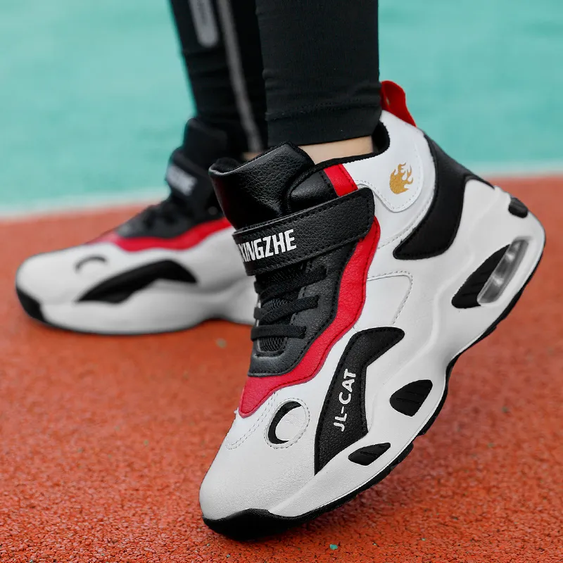 Wooden Rabbit Anti Slip, Slip Resistant High Top Children's Basketball Shoes Kids'-1