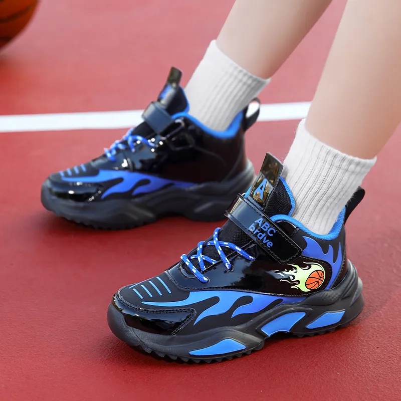 Wooden Rabbit Abrasion Resistant Children's Basketball Shoes Kids'-13