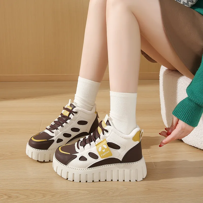 Wooden Rabbit High Top Kids Lifestyle Shoes Kids'-7
