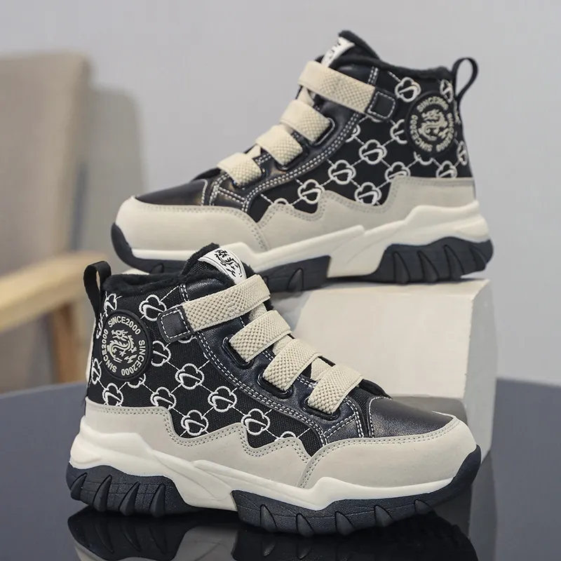 Wooden Rabbit Abrasion Resistant High Top Kids Lifestyle Shoes Kids'-7