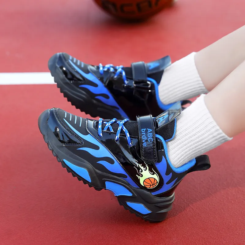 Wooden Rabbit Abrasion Resistant Children's Basketball Shoes Kids'-15