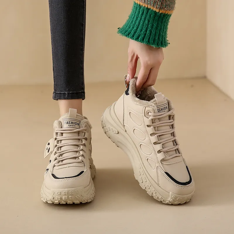 Wooden Rabbit High Top Kids Lifestyle Shoes Teenagers-8