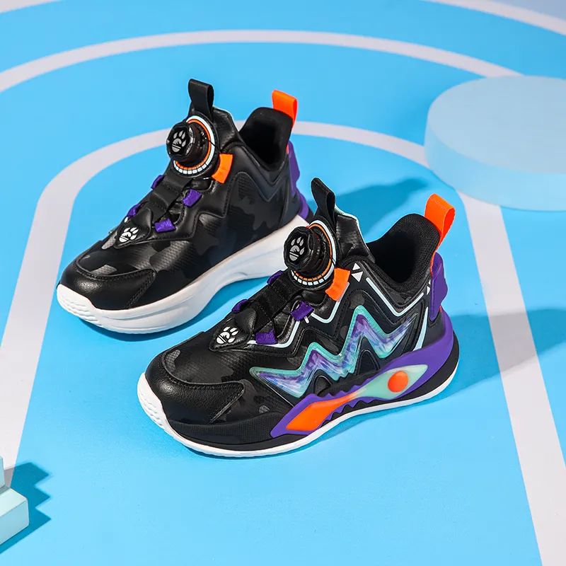 Wooden Rabbit Children's Basketball Shoes Kids'-3