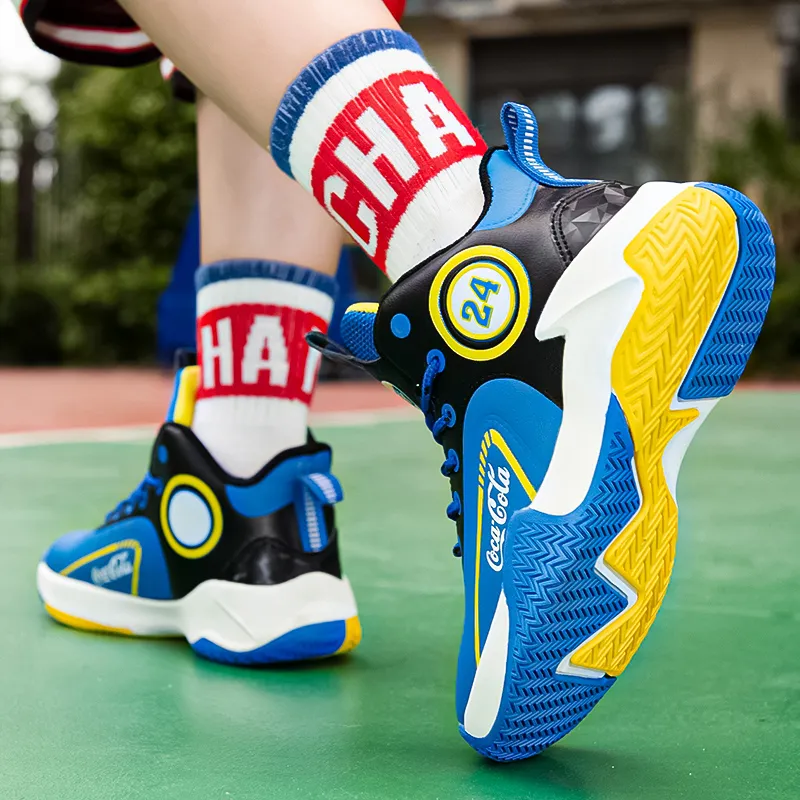 Wooden Rabbit Children's Basketball Shoes Kids'-12