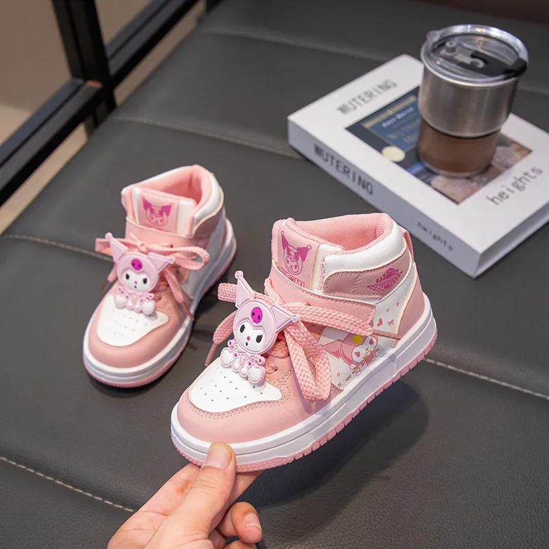 Wooden Rabbit Slip Resistant High Top Kids' Skateboarding Shoes Kids'-8