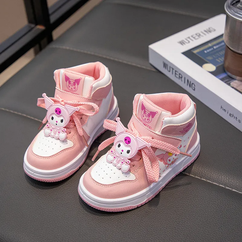 Wooden Rabbit Slip Resistant High Top Kids' Skateboarding Shoes Kids'-7