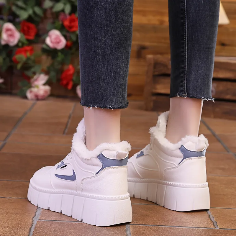 Wooden Rabbit High Top Kids Lifestyle Shoes Teenagers-6