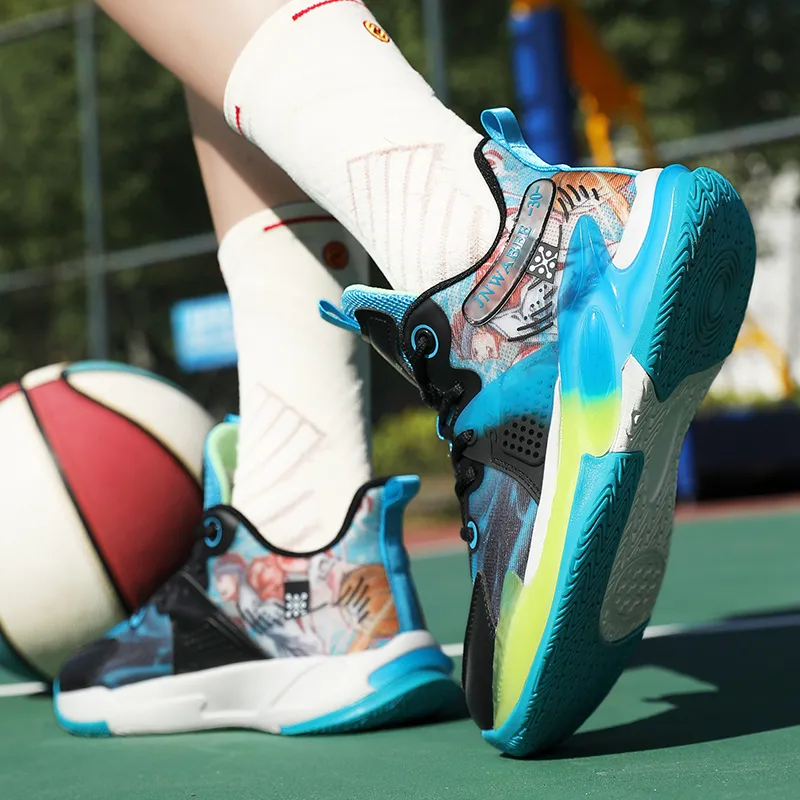 Wooden Rabbit Children's Basketball Shoes Kids'-16