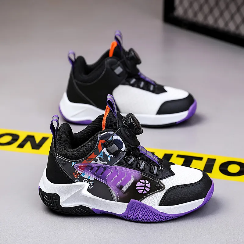 Wooden Rabbit Children's Basketball Shoes Kids'-9