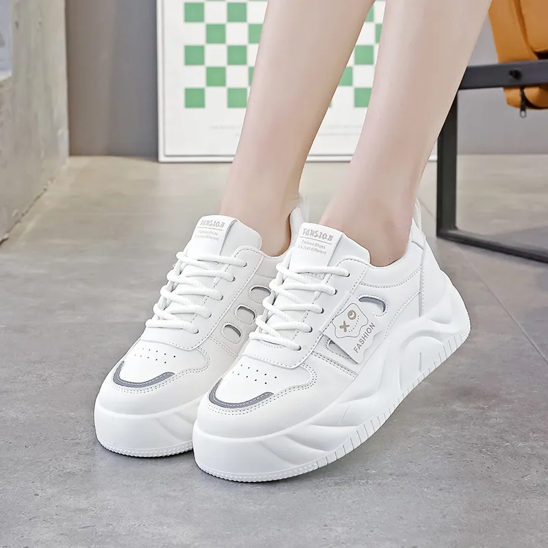 Wooden Rabbit Height Increasing Kids Lifestyle Shoes Teenagers-8