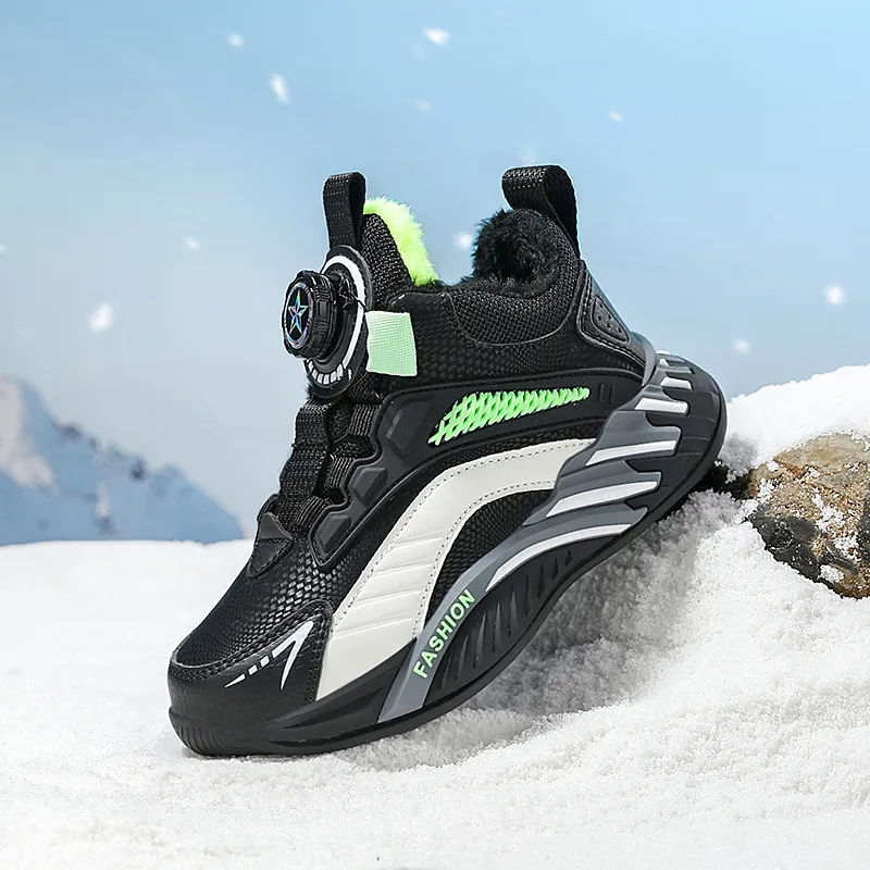 Wooden Rabbit Waterproof And Warm Kids Lifestyle Shoes Kids'-11