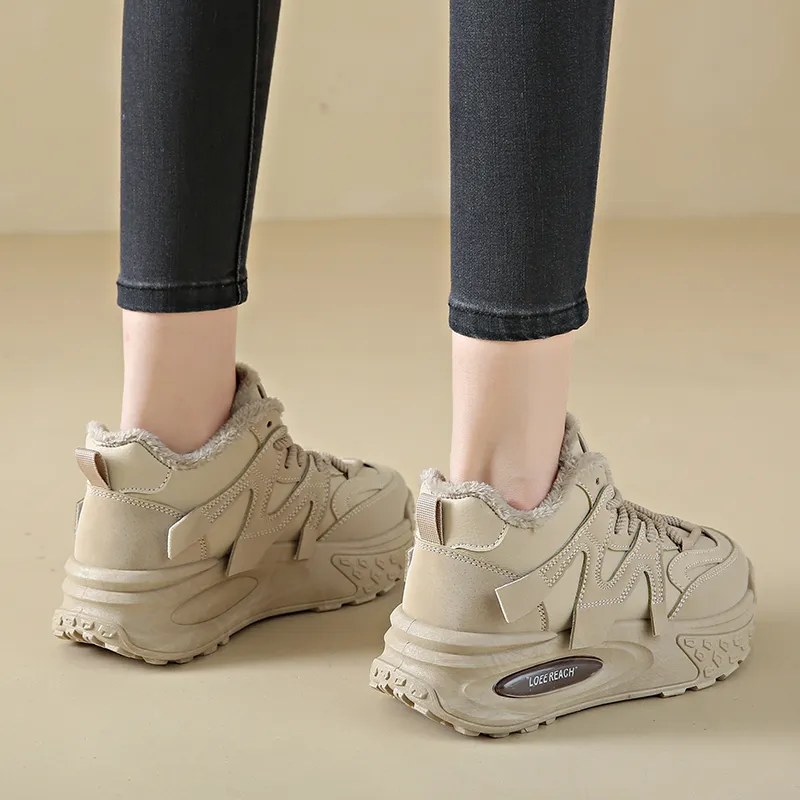 Wooden Rabbit Thermal High Top Kids Lifestyle Shoes Teenagers-9