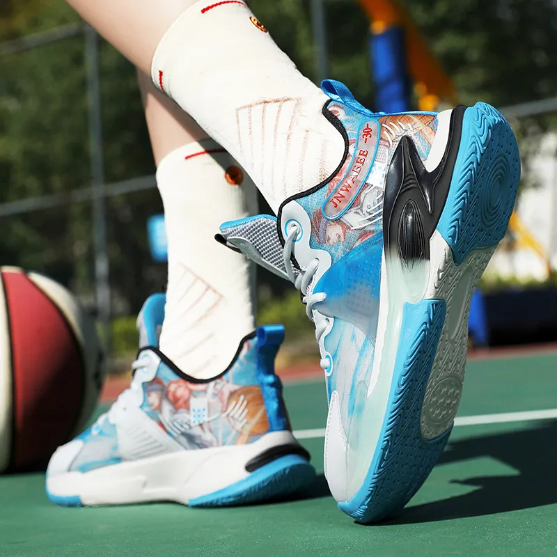 Wooden Rabbit Children's Basketball Shoes Kids'-2