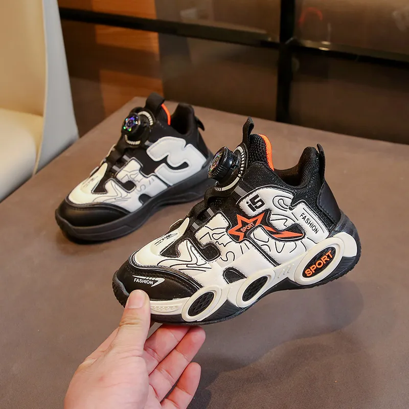 Wooden Rabbit Children's Basketball Shoes Kids'-10