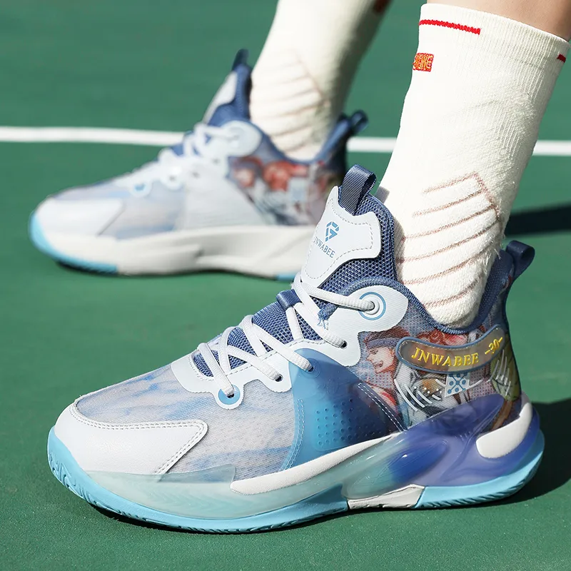 Wooden Rabbit Children's Basketball Shoes Kids'-9