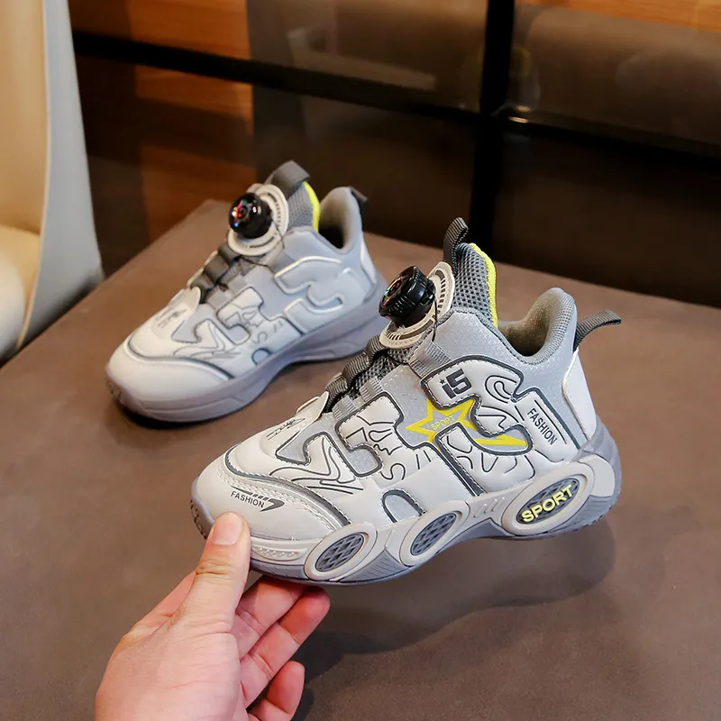 Wooden Rabbit Children's Basketball Shoes Kids'-15