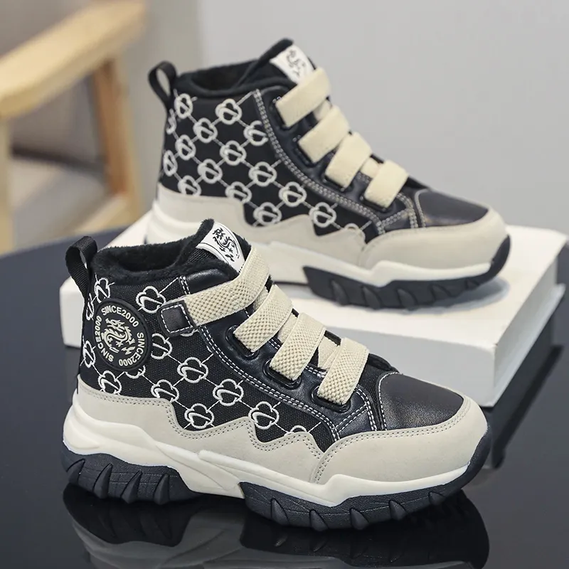 Wooden Rabbit Abrasion Resistant High Top Kids Lifestyle Shoes Kids'-9