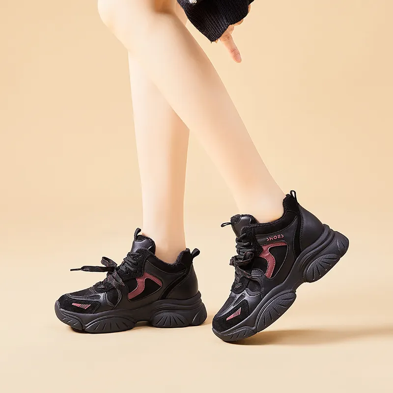 Wooden Rabbit Height Increasing Kids Lifestyle Shoes Teenagers-3