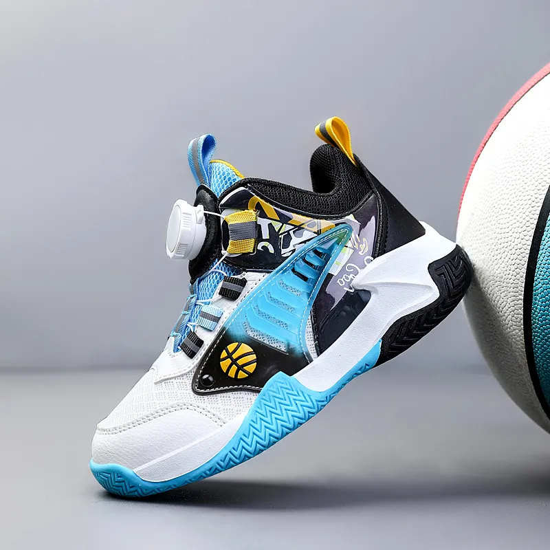 Wooden Rabbit Children's Basketball Shoes Kids'-4