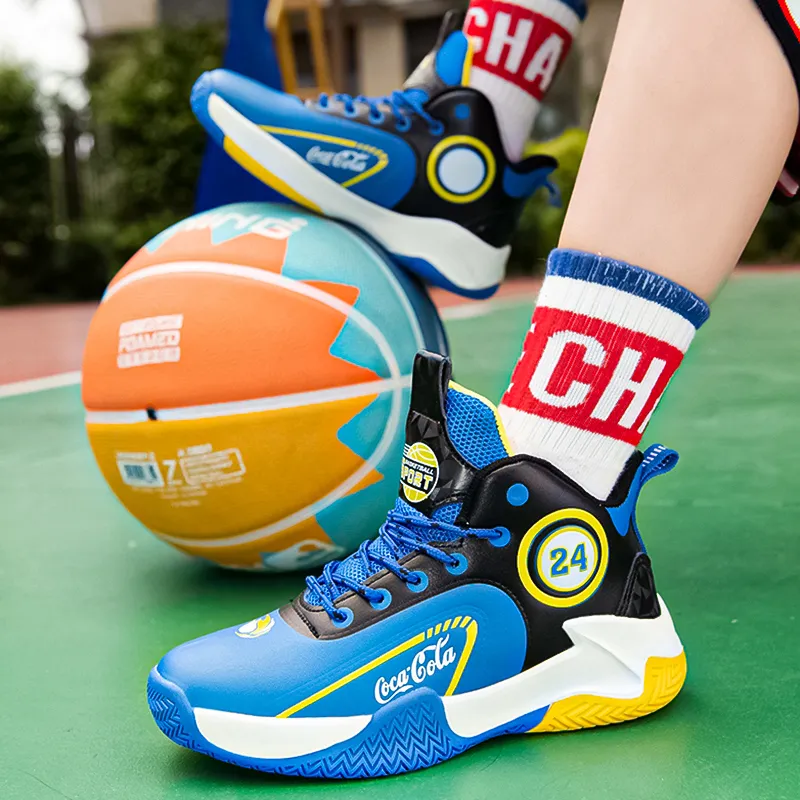Wooden Rabbit Children's Basketball Shoes Kids'-9