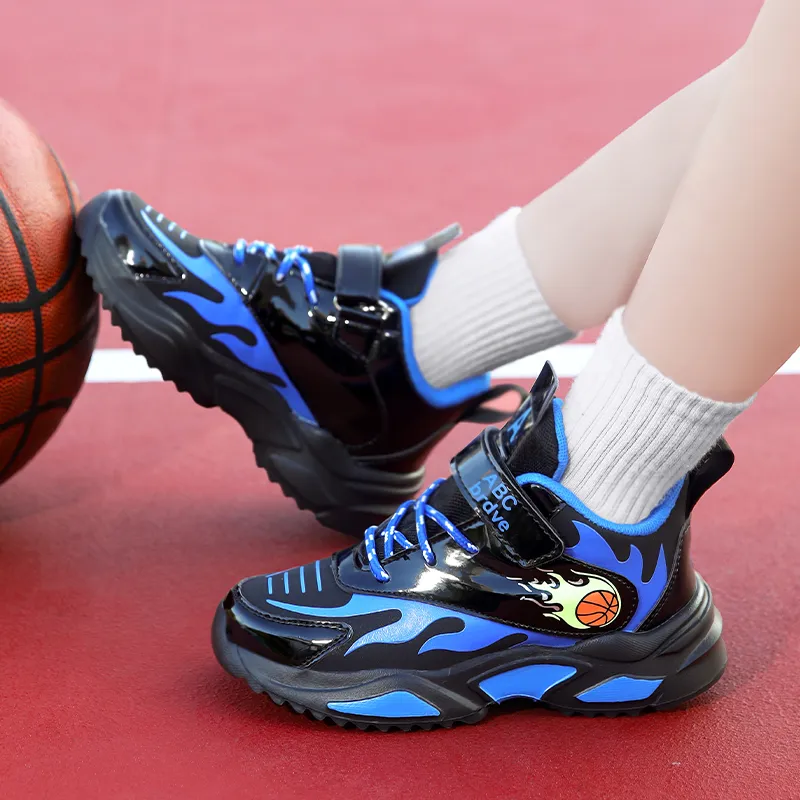 Wooden Rabbit Abrasion Resistant Children's Basketball Shoes Kids'-14