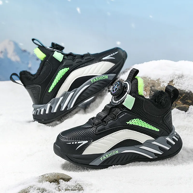 Wooden Rabbit Waterproof And Warm Kids Lifestyle Shoes Kids'-12