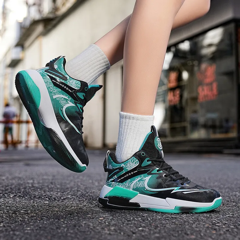 Wooden Rabbit Children's Basketball Shoes Teenagers-8