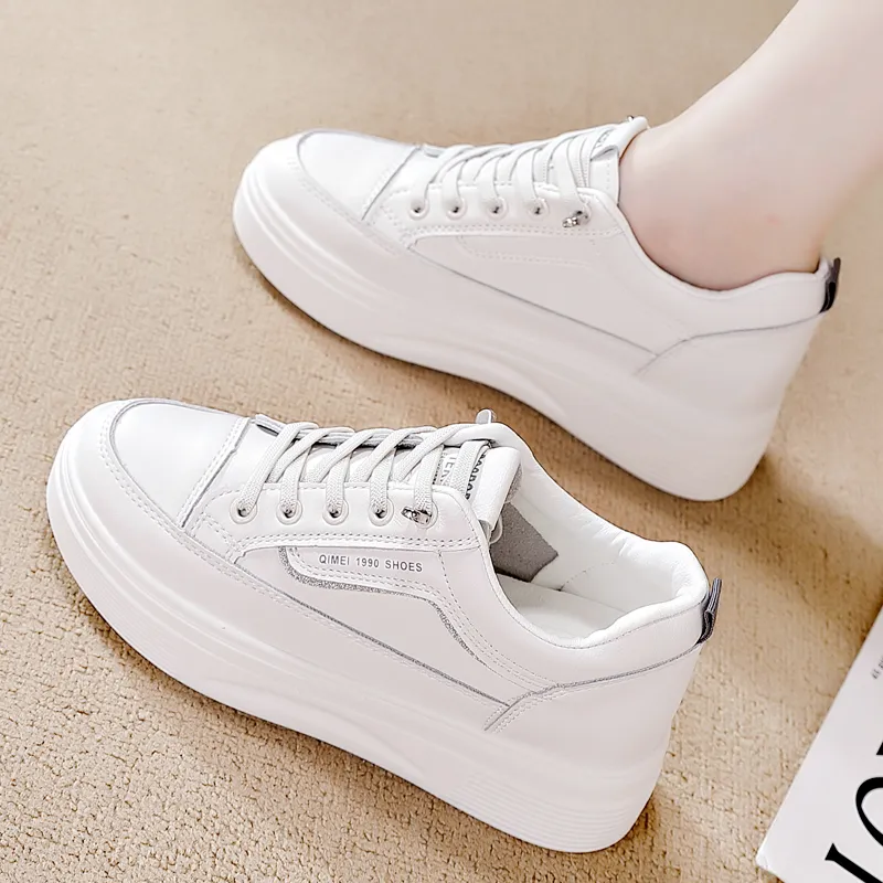 Wooden Rabbit Kids Lifestyle Shoes White Teenagers-6