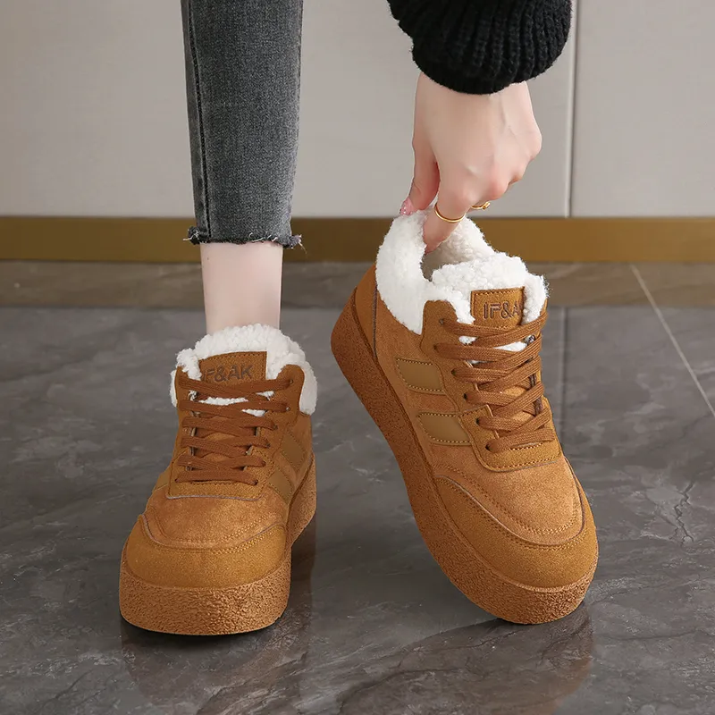 Wooden Rabbit Thermal Kids Lifestyle Shoes Teenagers-12
