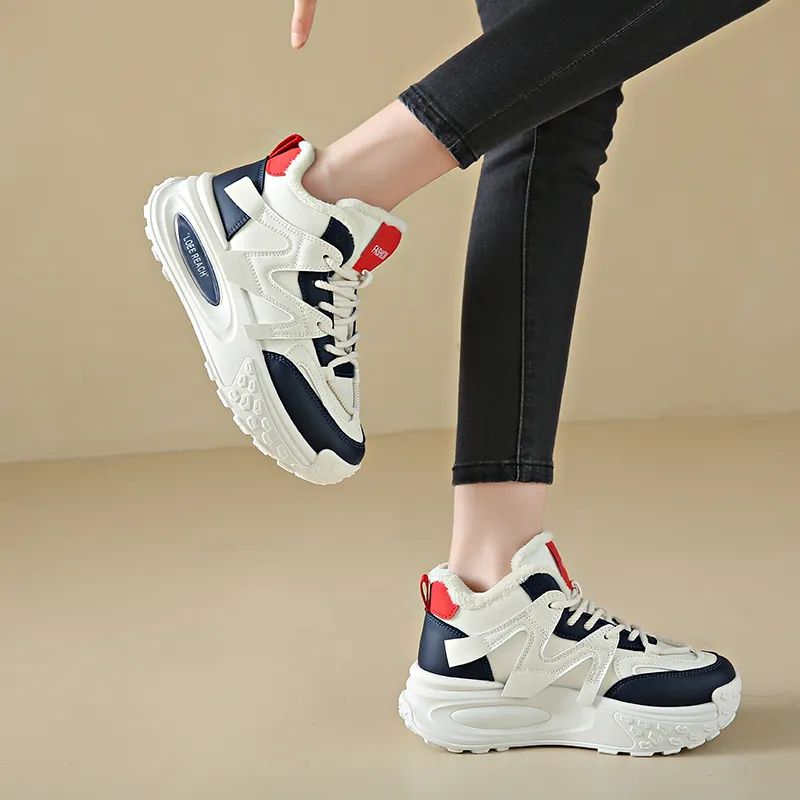 Wooden Rabbit Thermal High Top Kids Lifestyle Shoes Teenagers-15