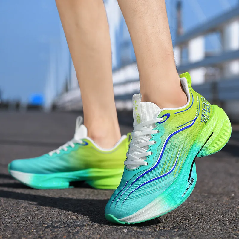 Kuding Cushioning Breathable Rebound Low-Top Running Shoes Unisex-13