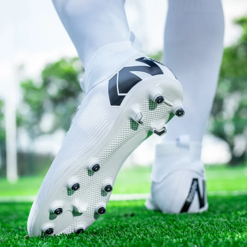 Kuding AG Rubber Short Studs TF Rubber Broken Studs Breathable Coverage Impact-Resistant Soccer Shoes Unisex-6