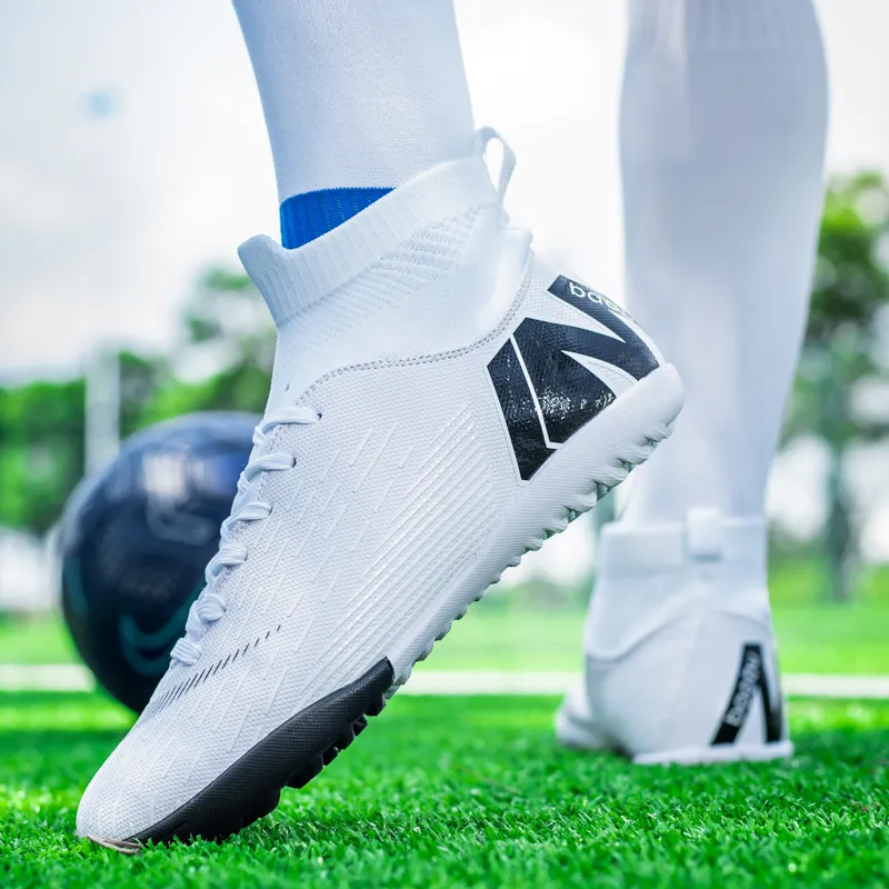 Kuding AG Rubber Short Studs TF Rubber Broken Studs Breathable Coverage Impact-Resistant Soccer Shoes Unisex-9