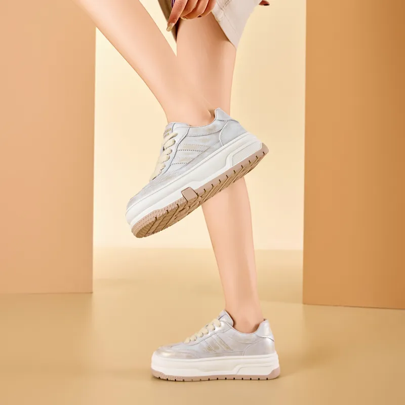 Kuding Anti-Slip And Wear-Resistant Lightweight Low-Top Skateboard Shoes Women's-3