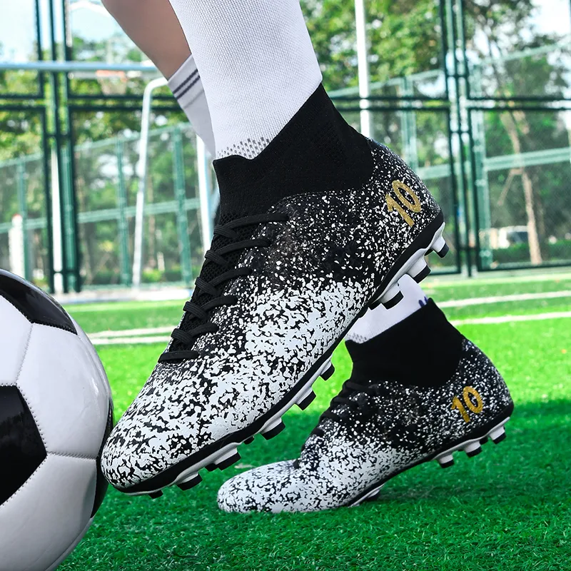 Kuding Anti Slip And Wear Resistant Coverage Soccer Shoes Unisex-9