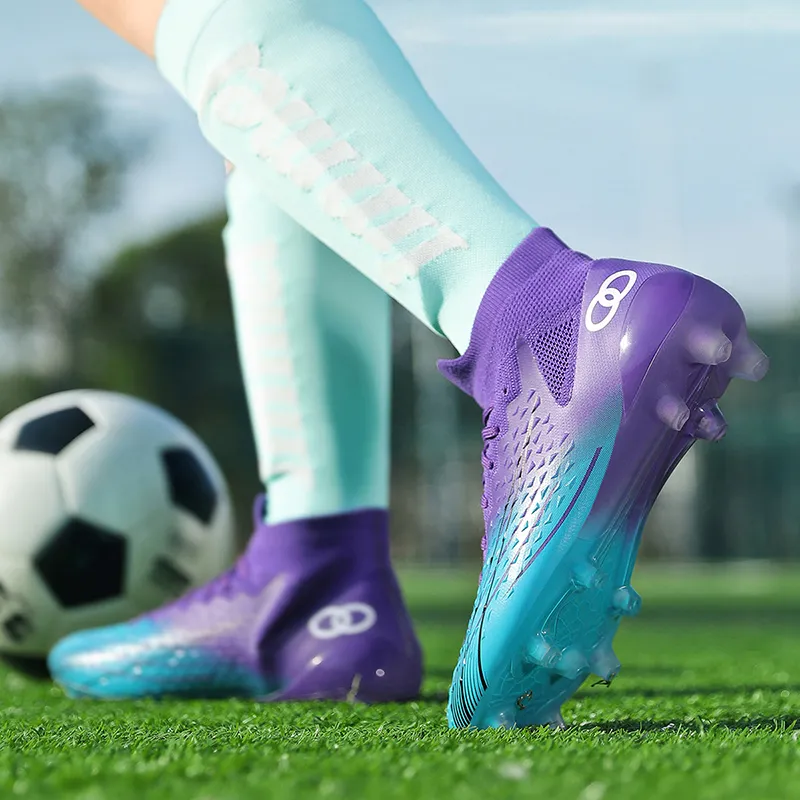 Kuding Slip Resistant, Abrasion Resistant, Breathable Soccer Shoes Unisex-32
