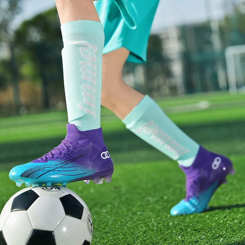 Kuding Slip Resistant, Abrasion Resistant, Breathable Soccer Shoes Unisex-34