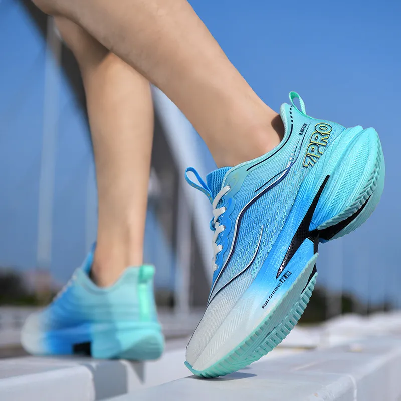 Kuding Cushioning Breathable Rebound Low-Top Running Shoes Unisex-3