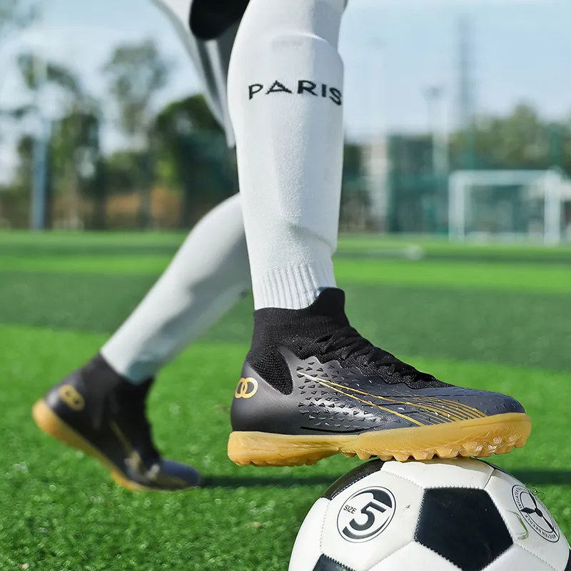 Kuding Slip Resistant, Abrasion Resistant, Breathable Soccer Shoes Unisex-43