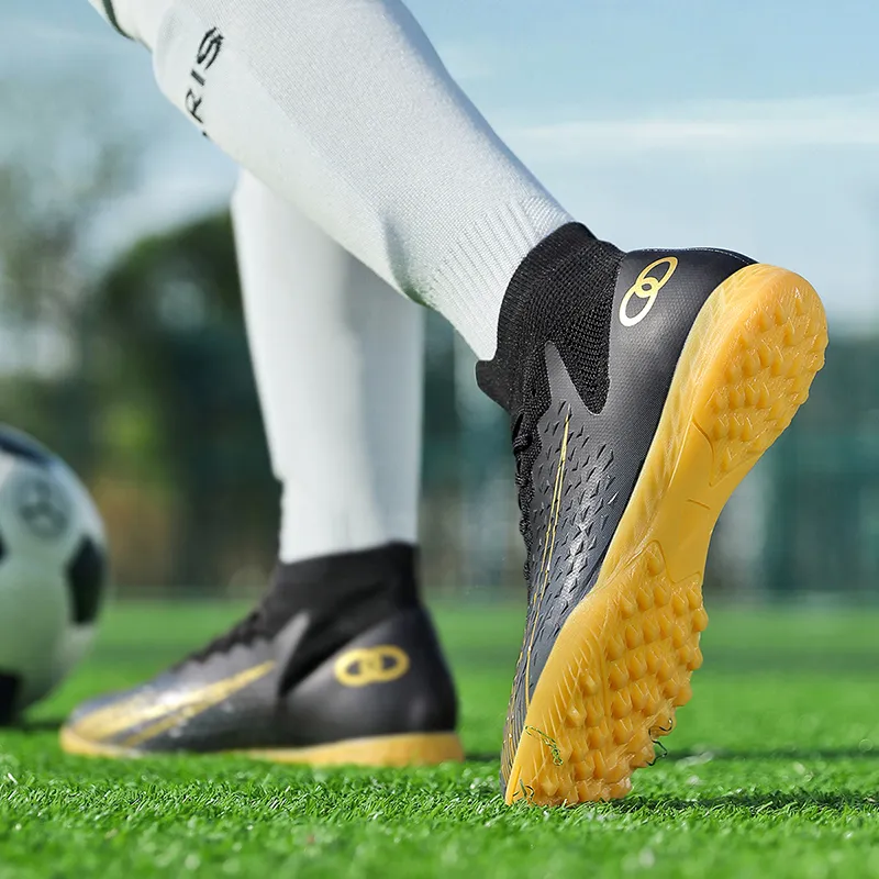 Kuding Slip Resistant, Abrasion Resistant, Breathable Soccer Shoes Unisex-41