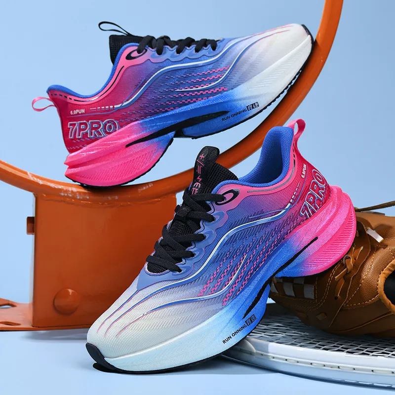 Kuding Cushioning Breathable Rebound Low-Top Running Shoes Unisex-7