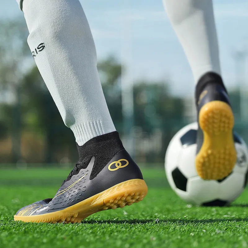 Kuding Slip Resistant, Abrasion Resistant, Breathable Soccer Shoes Unisex-42
