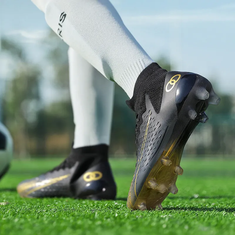 Kuding Slip Resistant, Abrasion Resistant, Breathable Soccer Shoes Unisex-6