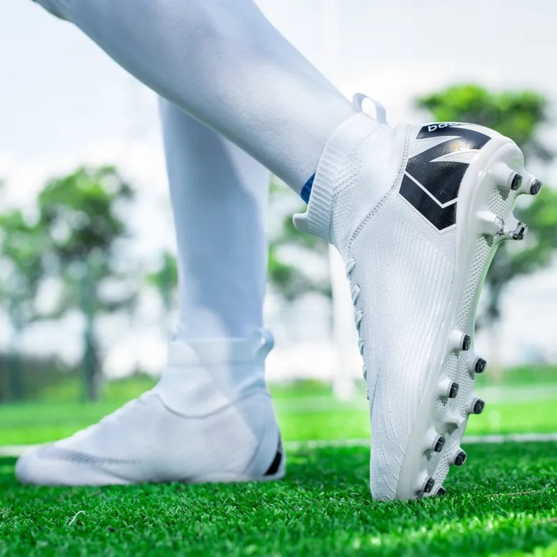 Kuding AG Rubber Short Studs TF Rubber Broken Studs Breathable Coverage Impact-Resistant Soccer Shoes Unisex-5