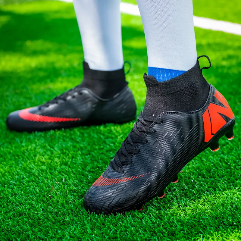 Kuding AG Rubber Short Studs TF Rubber Broken Studs Breathable Coverage Impact-Resistant Soccer Shoes Unisex-21